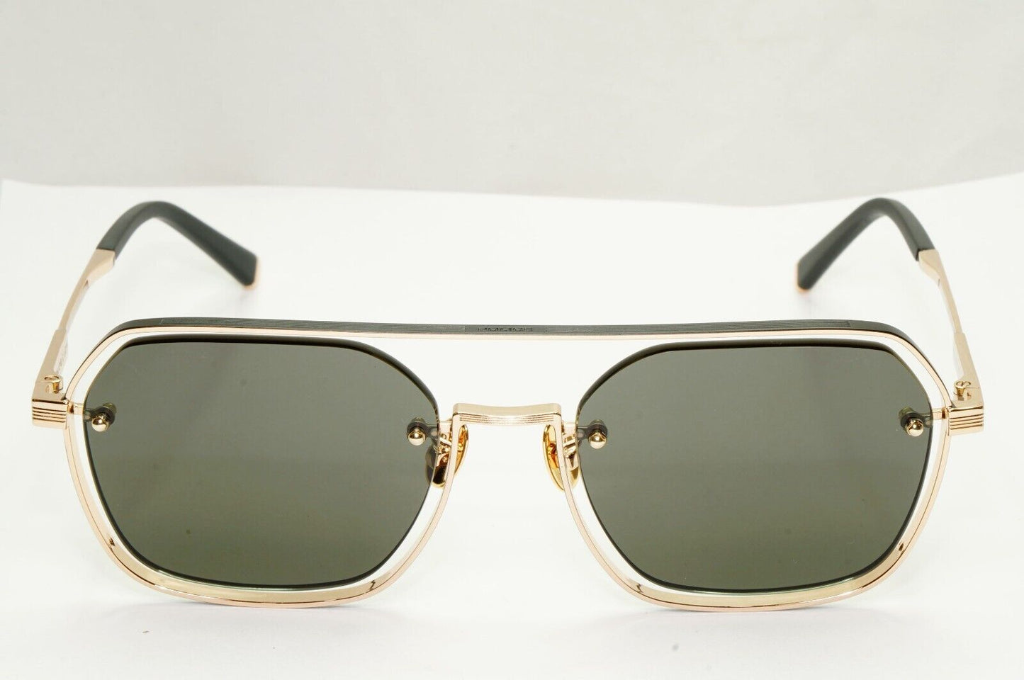 Police Lewis Hamilton F1 Sunglasses Gold Grey Square Pilot SPL E18 COL 0302