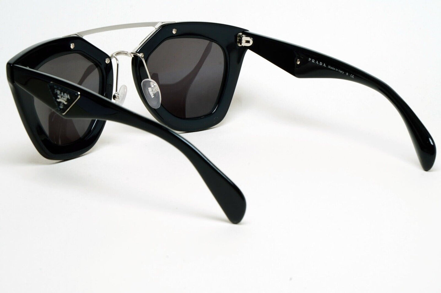 Prada Black Cinema Saffiano Leather Sunglasses PR14SS SPR 14S 1AB-0A7 151124