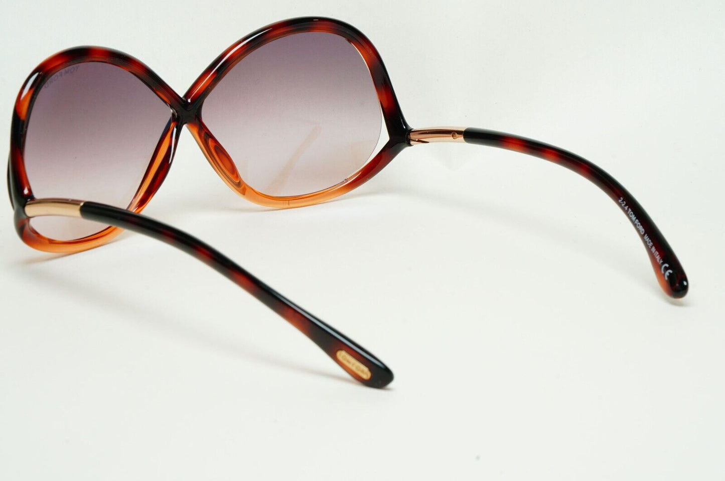 Tom Ford Sunglasses Ivanna Tortoise Brown Gradient Square FT0372 TF 372 52F