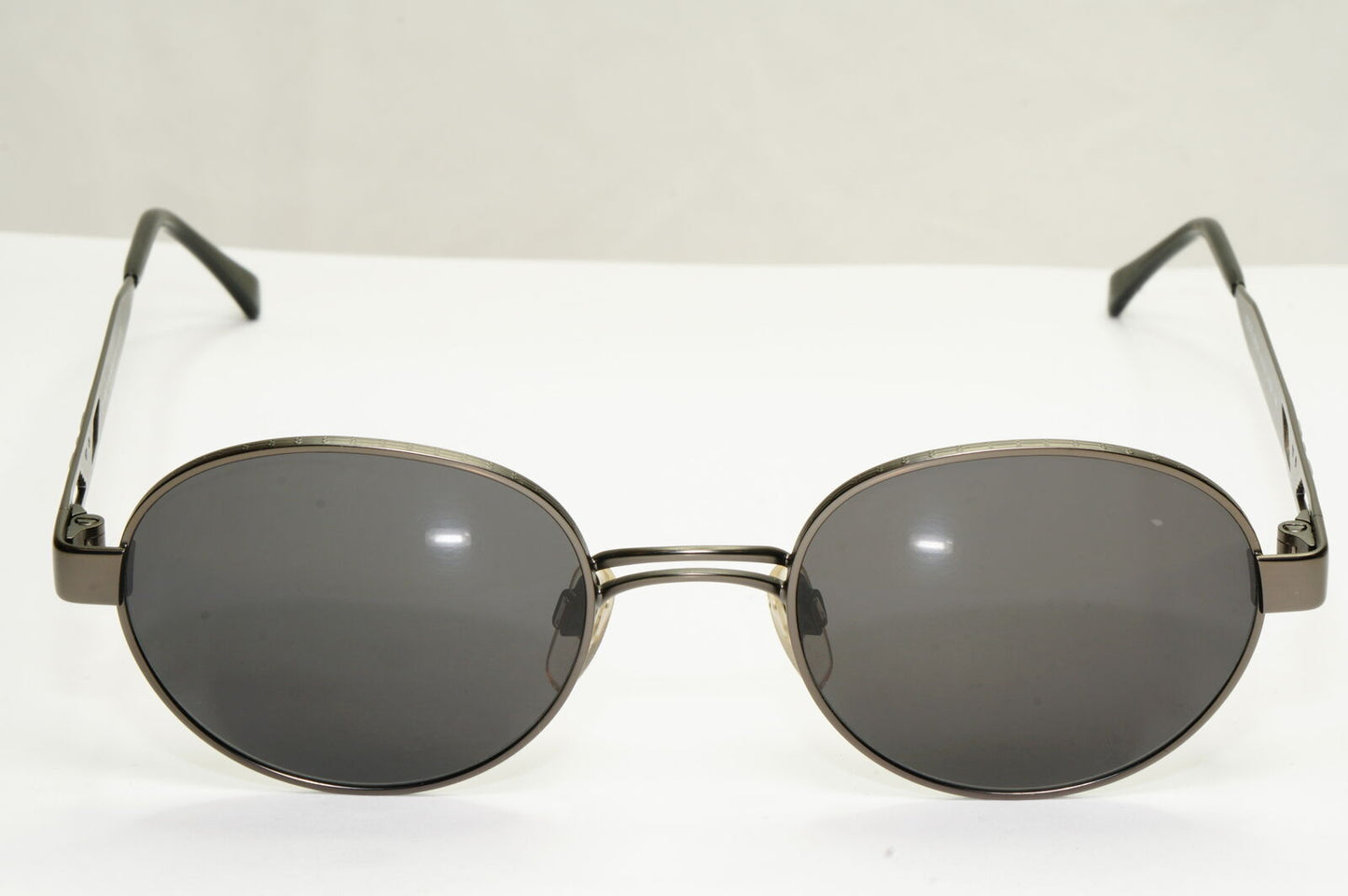 Emporio Armani Sunglasses 1997 Vintage Gunmetal Grey Black Eagle 023-S 905/26 XL