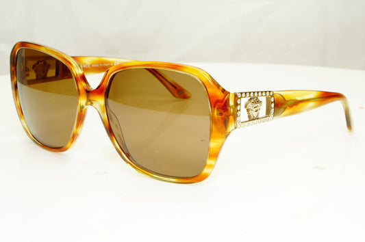 Authentic Versace Womens Vintage Sunglasses Brown 4242 Medusa 5027/2L 33778