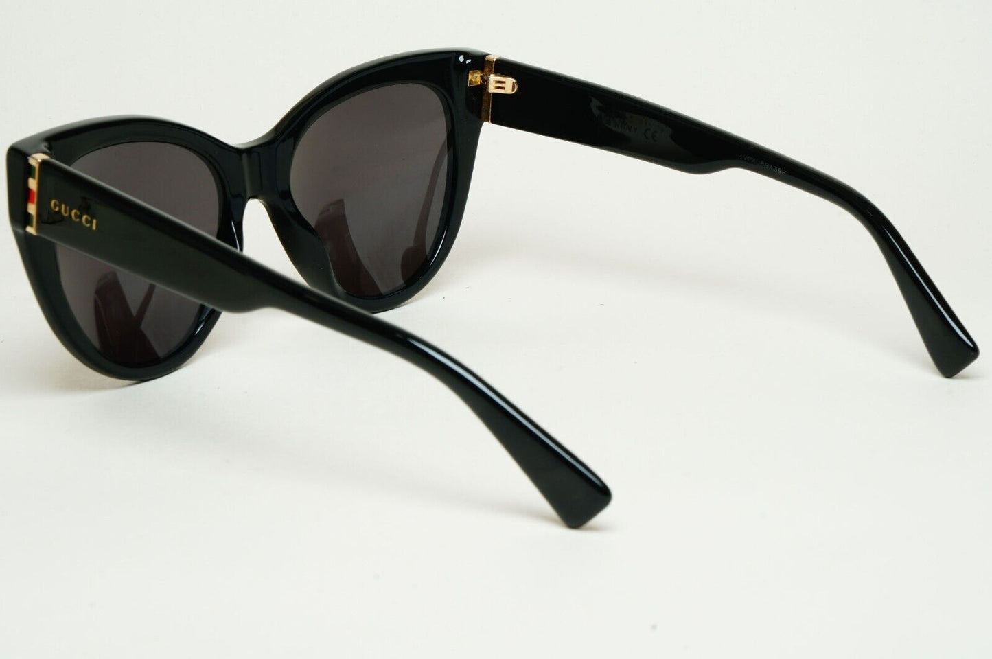 Gucci Sunglasses 2019 Black Cat Eye Square Glossy GG0460S 001 53mm 100225