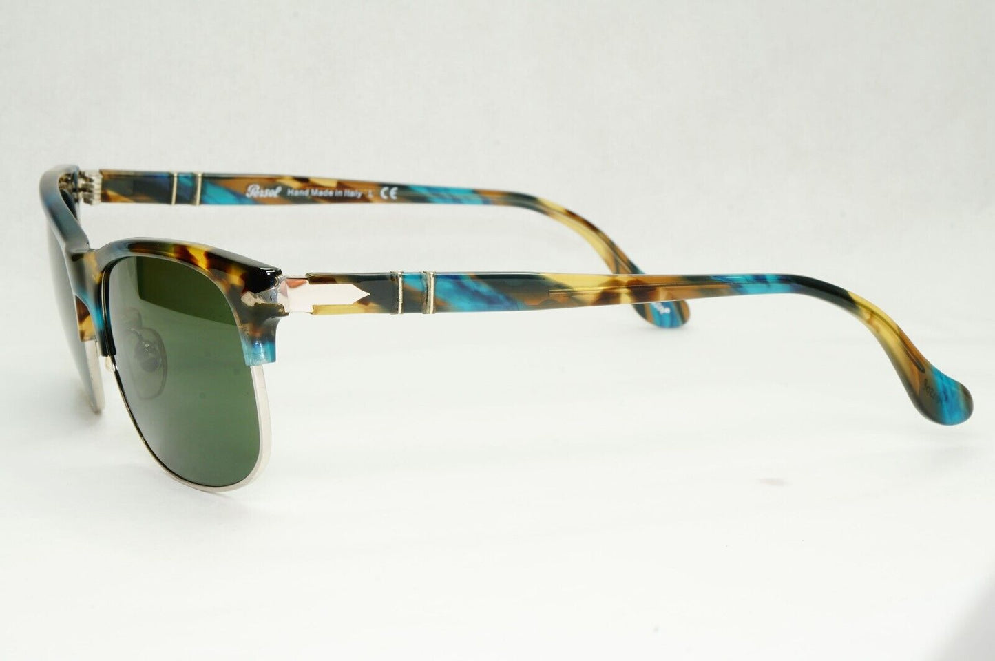 Persol Sunglasses 2012 Brown Blue Tortoise Greeen Square 3034-S 973/31 56mm