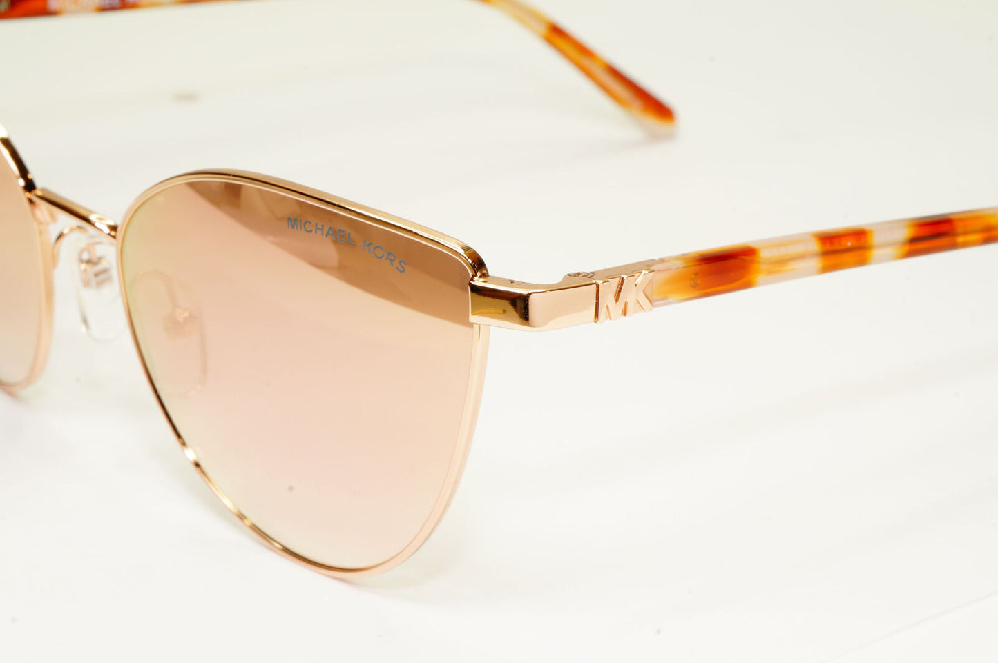 Michael Kors Womens Mirror Rose Gold Metal Sunglasses MK 1052 Arrowhead 11086F