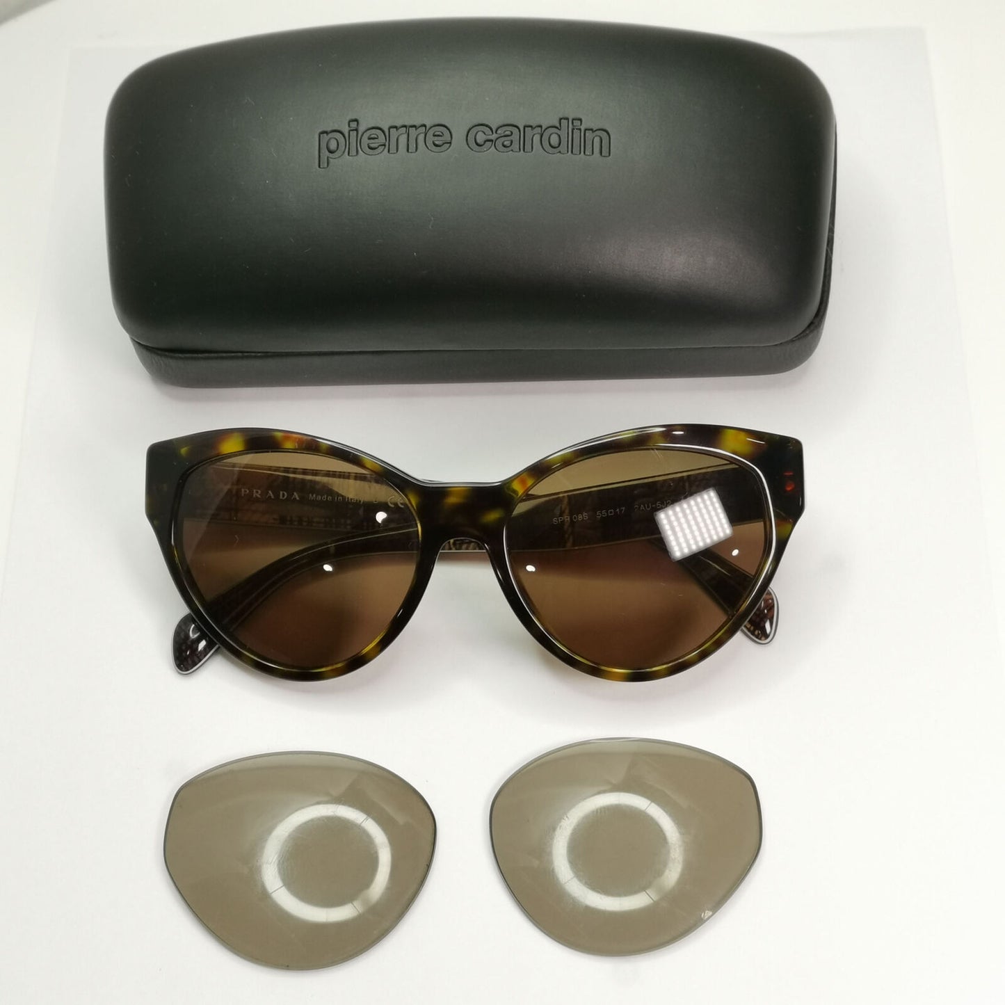 Prada 2015 Brown Sunglasses Square Tortoise Shell PR08SS SPR 08S 2AU-5J2 181022