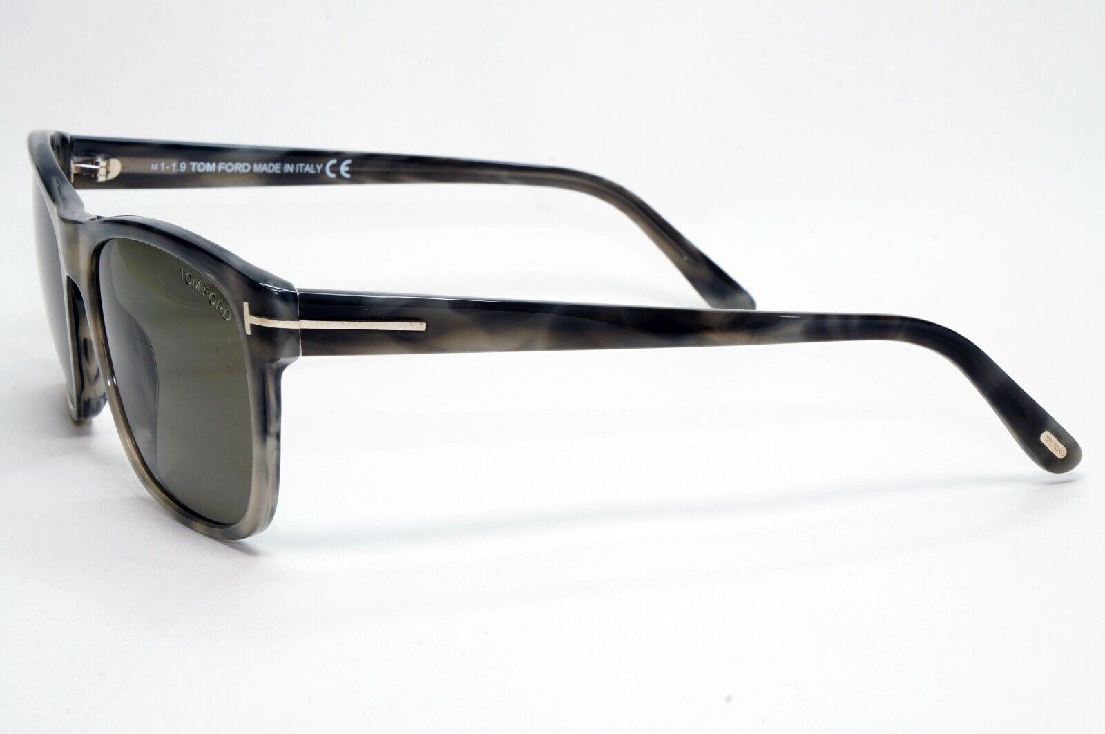 Tom Ford Sunglasses Giulio Grey Havana Green Square FT0698 TF 698 47N 59mm