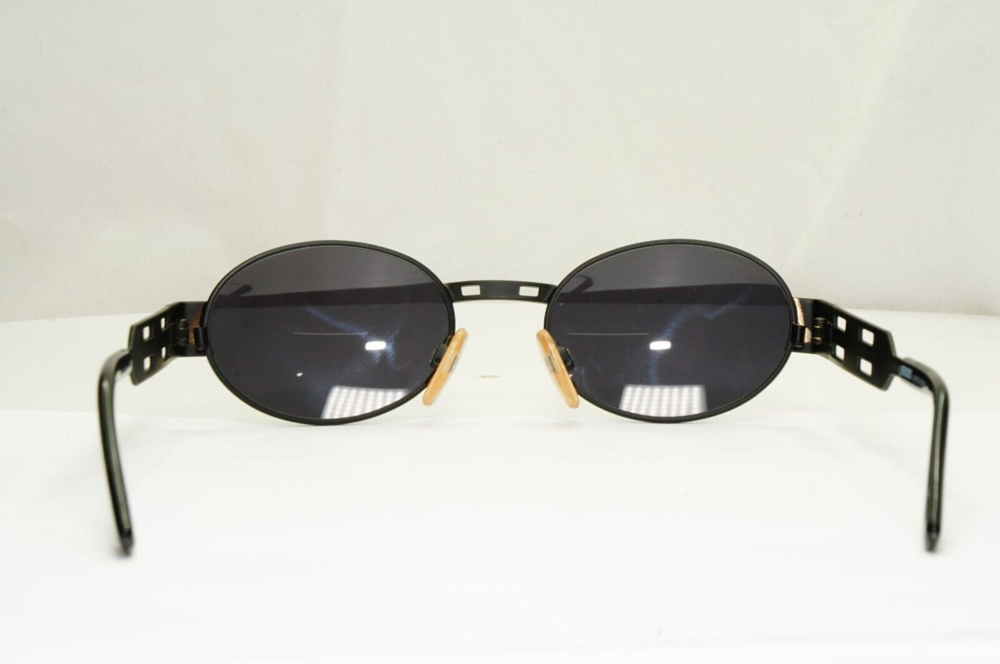 Versus 1996 by Gianni Versace Vintage Matte Black Sunglasses MOD R06 COL 09M