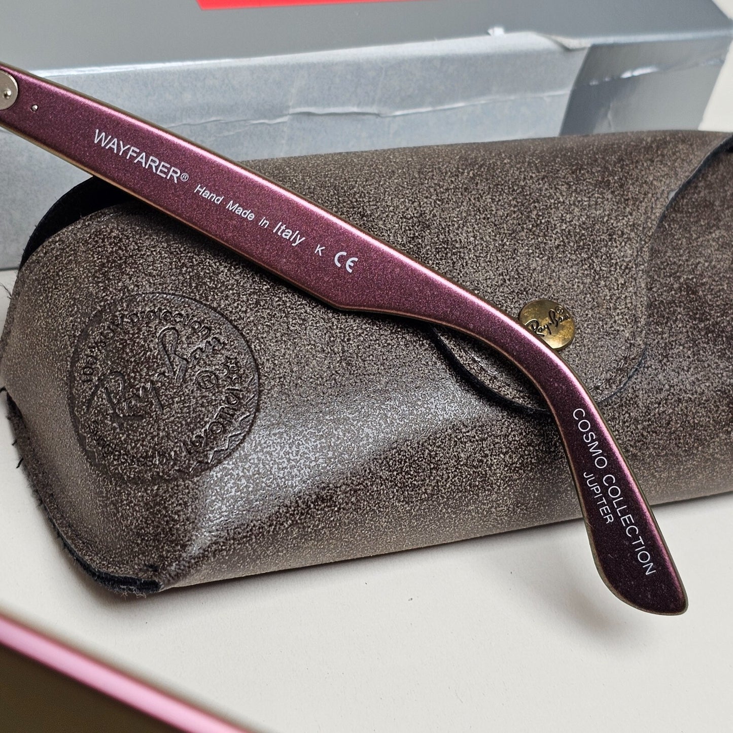 Ray-Ban Sunglasses Wayfarer Cosmo Jupiter Metallic Brown RB 2140 6110/19 200225
