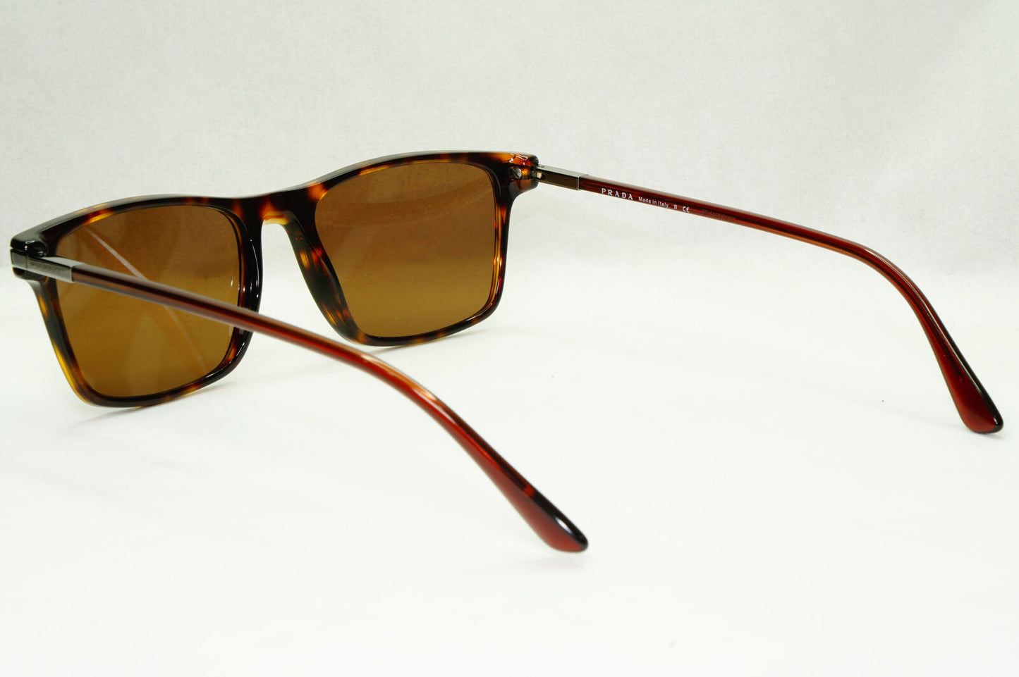 Prada Sunglasses Brown Havana Rectangle Tortoise PR01WV VPR 01W 01A-1O1 54mm