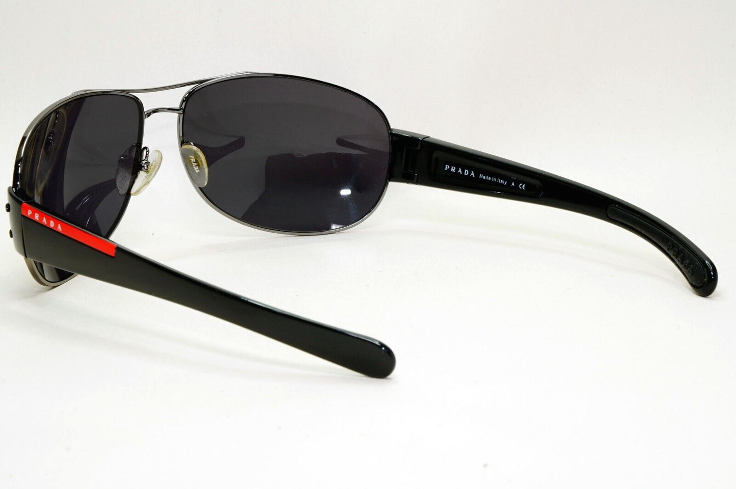 Prada Sunglasses 2006 Vintage Black Gunmetal Pilot PR52GS SPR 52G 5AV-1A1 081124