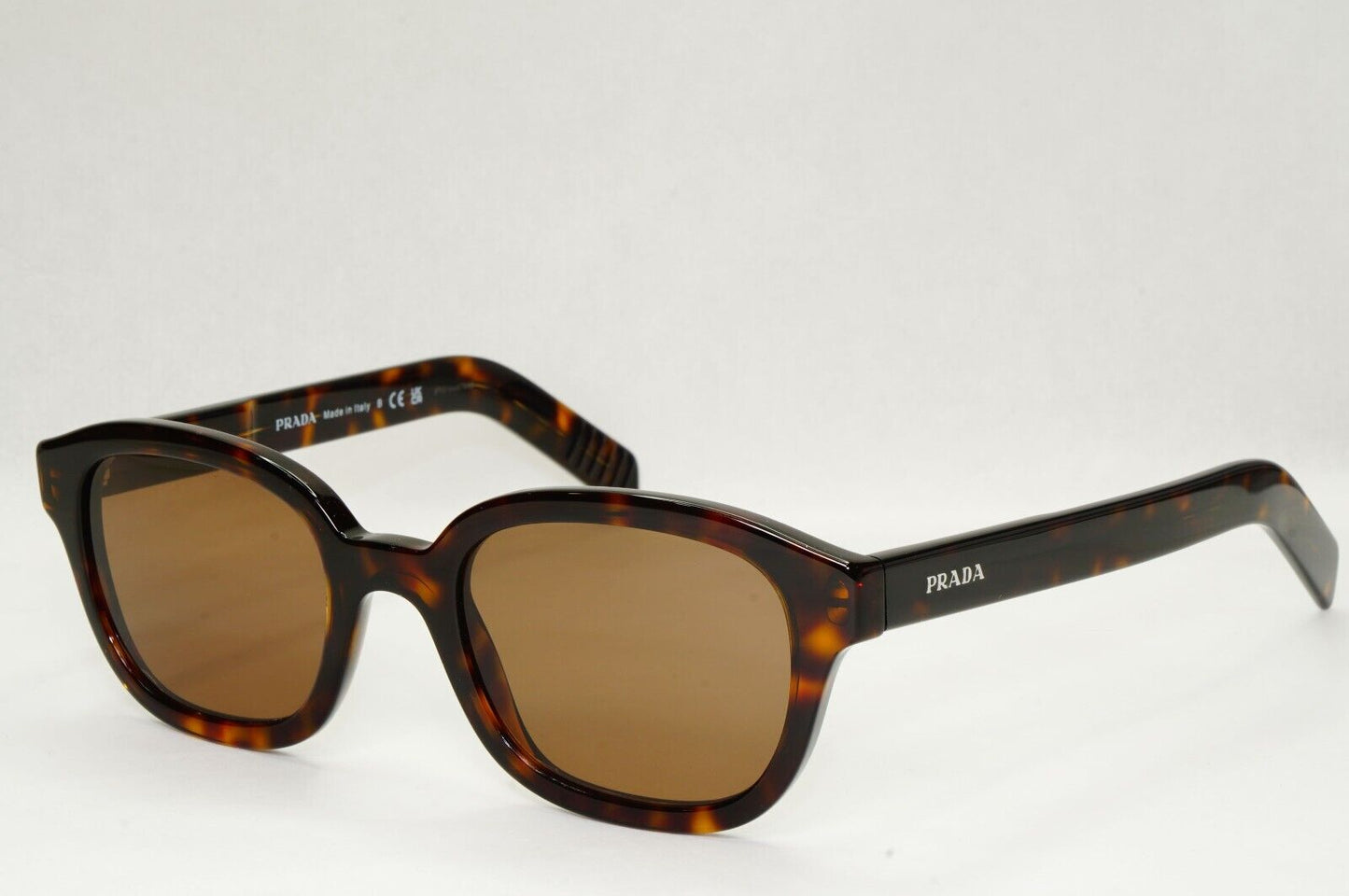 Prada Sunglasses Brown Tortoiseshell Thick Rims PR11WV VPR 11W 2AU-1O1 50mm