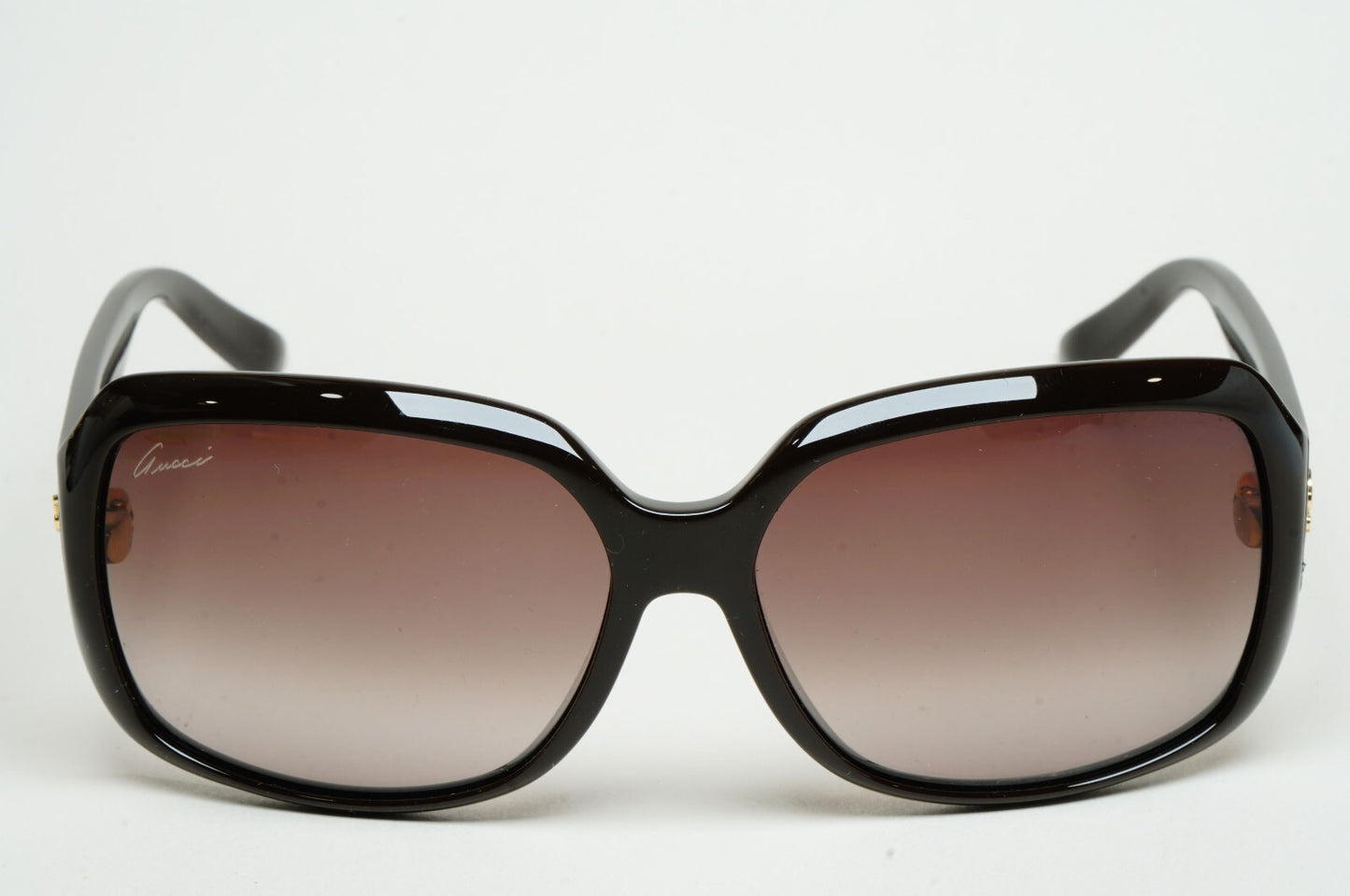 Gucci Sunglasses 2009 Vintage Leather Brown Black Square GG 3622/F/S COKHA 61mm