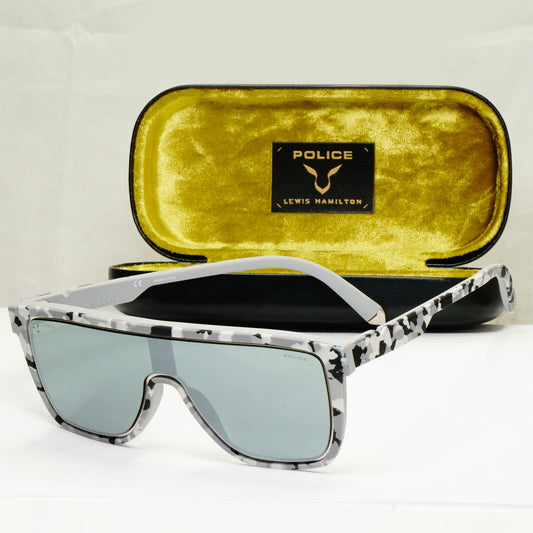 Police Lewis Hamilton F1 Sunglasses Grey Mirror Camouflage SPL C51 COL VCAX 23