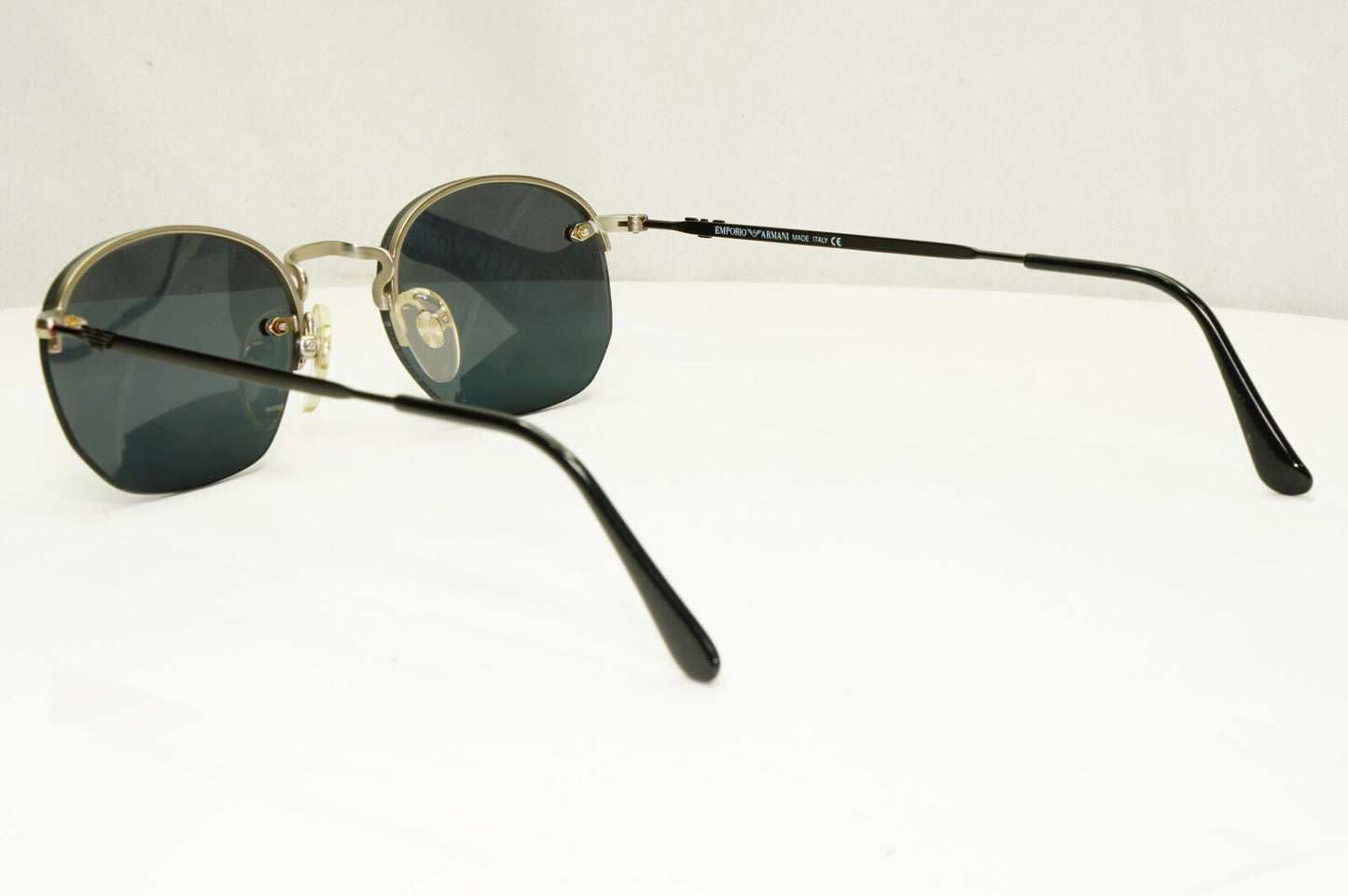 Emporio Armani 1997 Vintage Sunglasses Mens Womens Black Grey 050-S 972-S/26