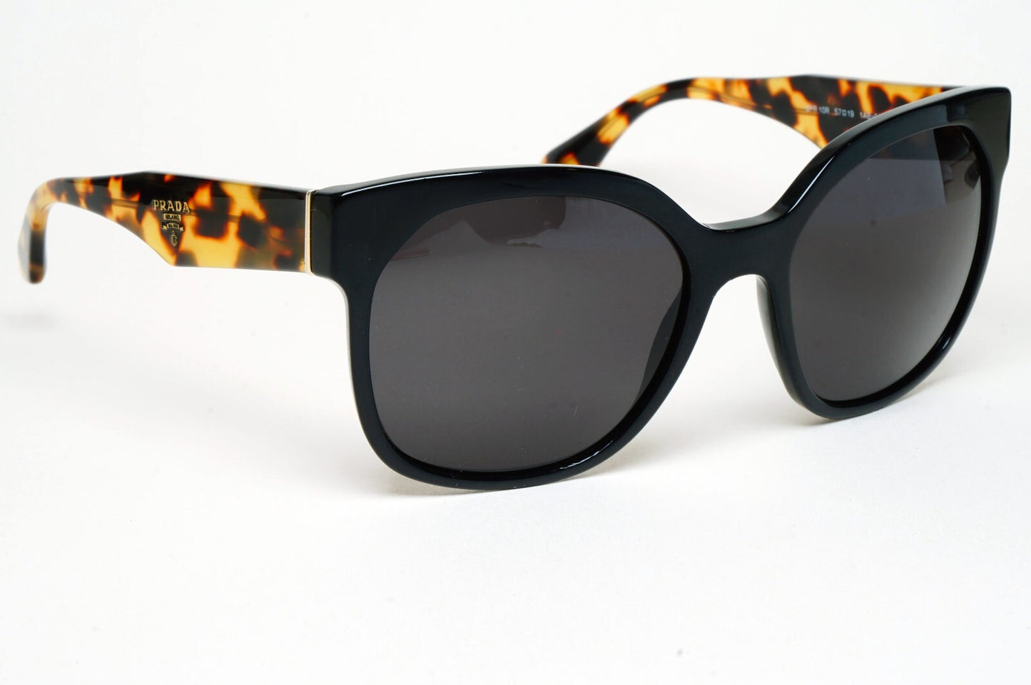 Prada Sunglasses 2014 Black Brown Tortoise Square PR10RS SPR 10R 1AB-0A7 130225
