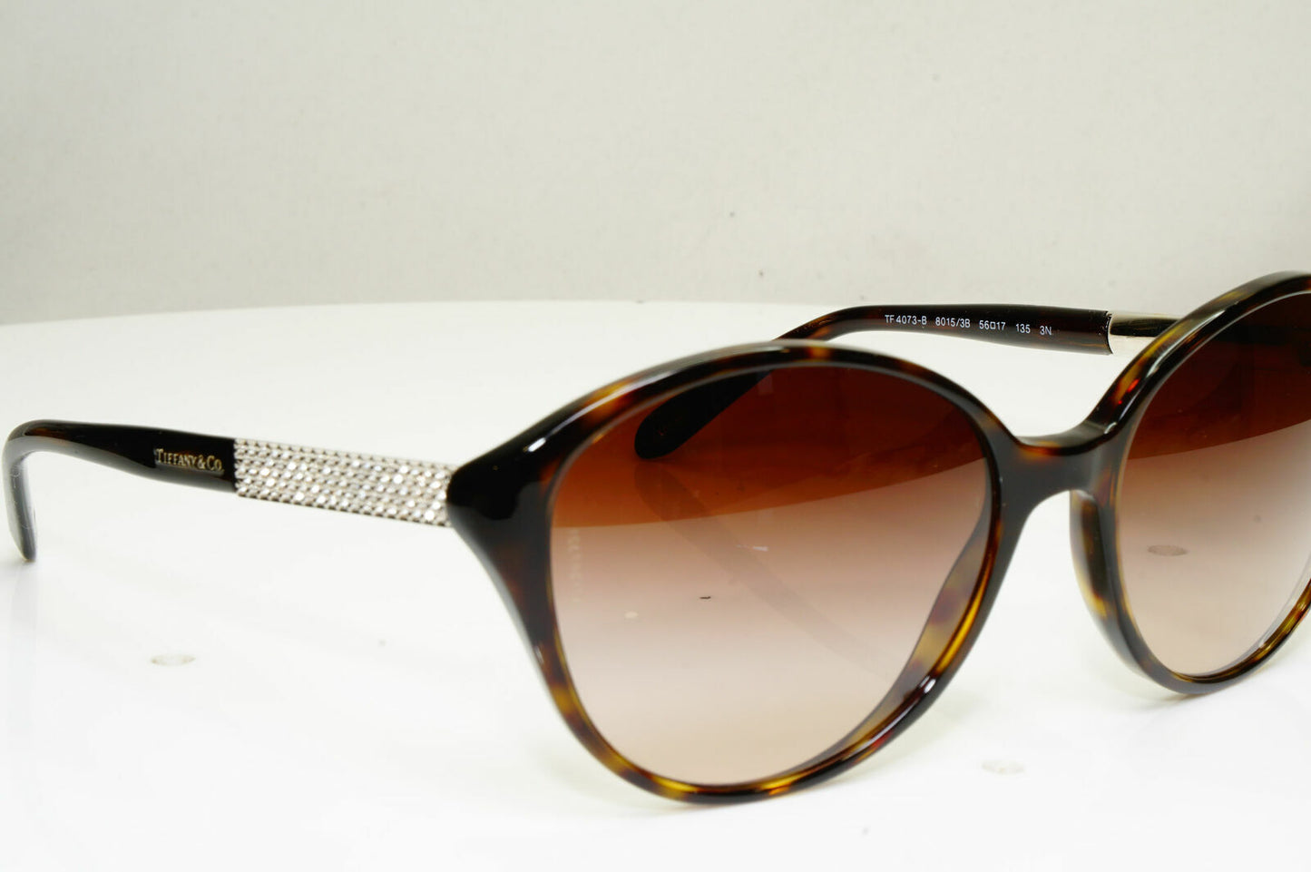 Authentic Tiffany & Co Diamante Crystal Womens Sunglasses TF 4073 8015/3B 30146