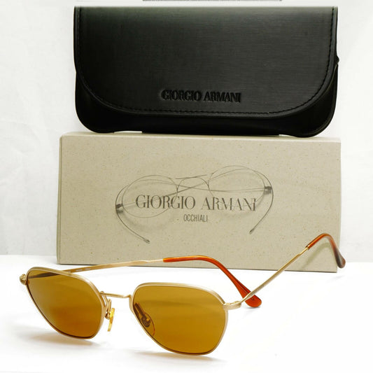 Authentic Giorgio Armani 1997 Vintage Sunglasses Metal Gold Mens Womens 619 703