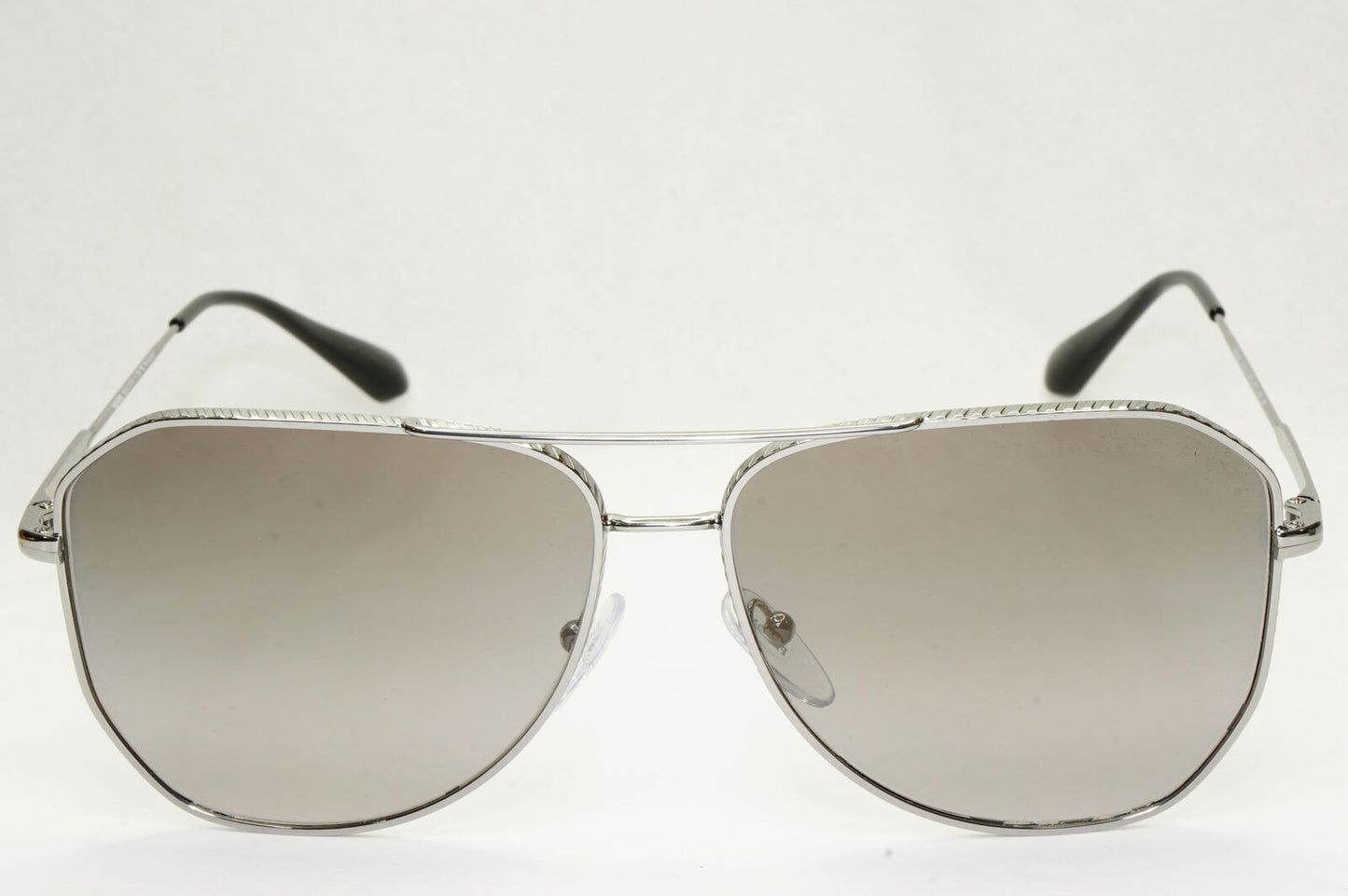 Prada Sunglasses Polarized Glass Lens Gunmetal Grey Smoke PR63XS SPR 63X 5AV-09G