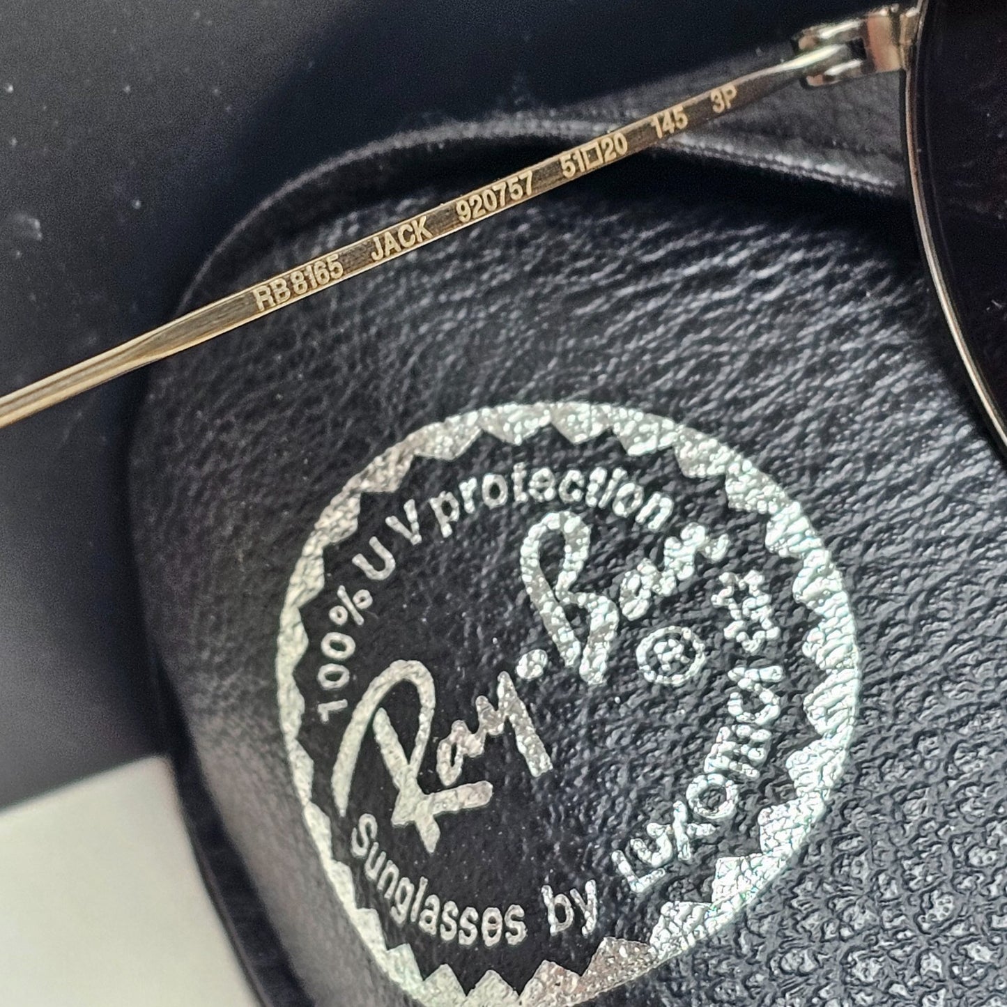 Ray-Ban Sunglasses Jack Titanium Polarised Brown Antique RB 8165 9207/57 51mm