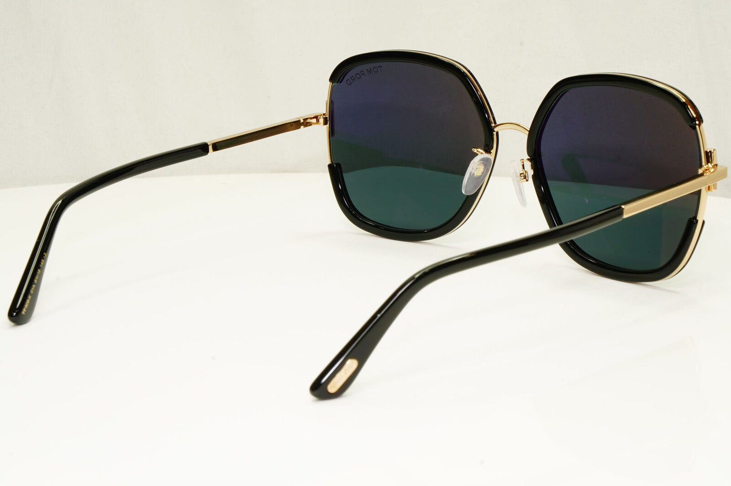 Authentic Tom Ford Womens Black Gold Oversized Large Sunglasses TF 809 K 01A