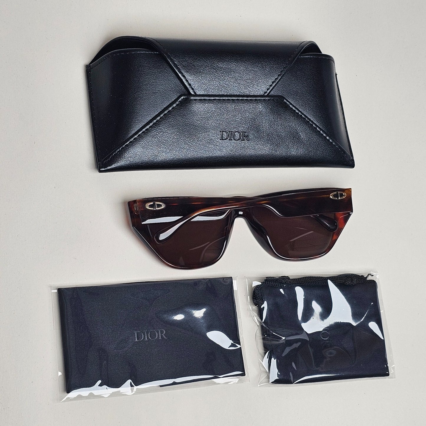 Dior Sunglasses 1995 Vintage Brown Germany Optyl Square 2568 10 140325