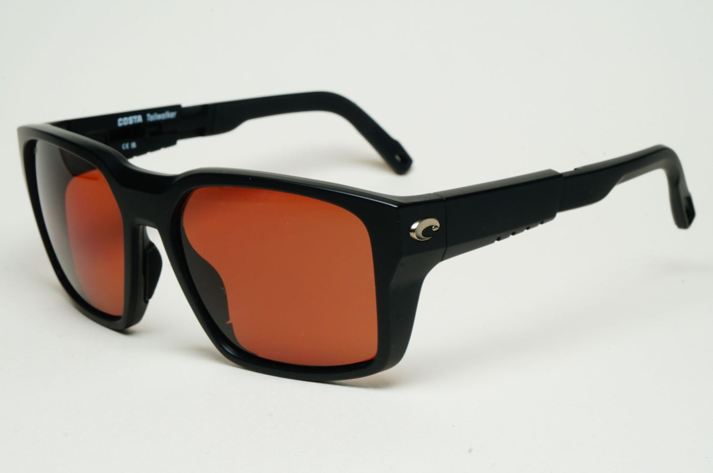 Costa Del Mar Sunglasses Tailwalker Polarized Copper 580P Black 06S9003 12 56mm