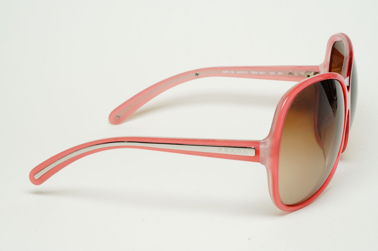 Prada Sunglasses 2006 Vintage Pink Brown Large PR19IS SPR 19I 7BW-6S1 070325