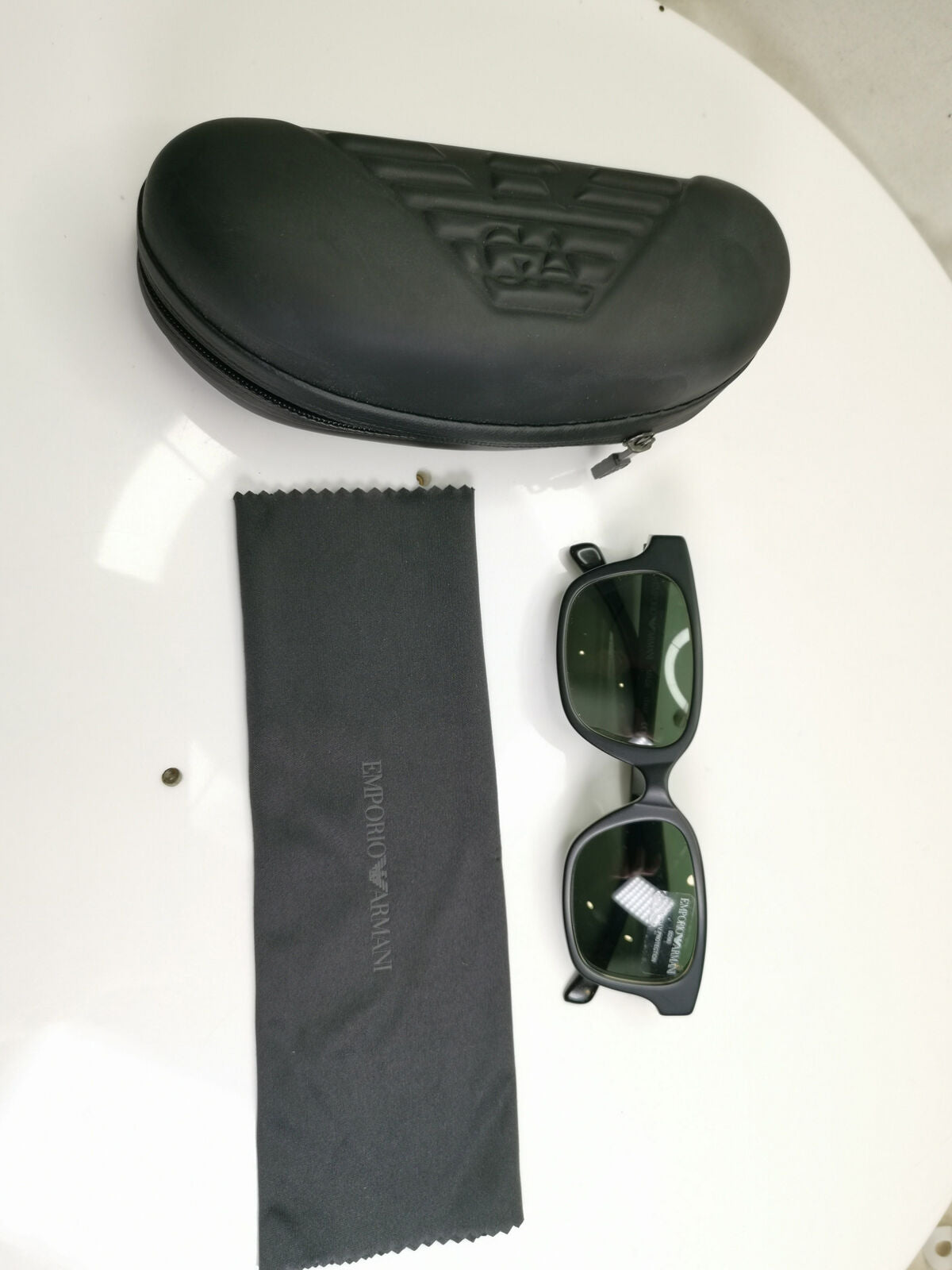 Emporio Armani 1999 Vintage Mens Womens Sunglasses Black Green 550 239 30698