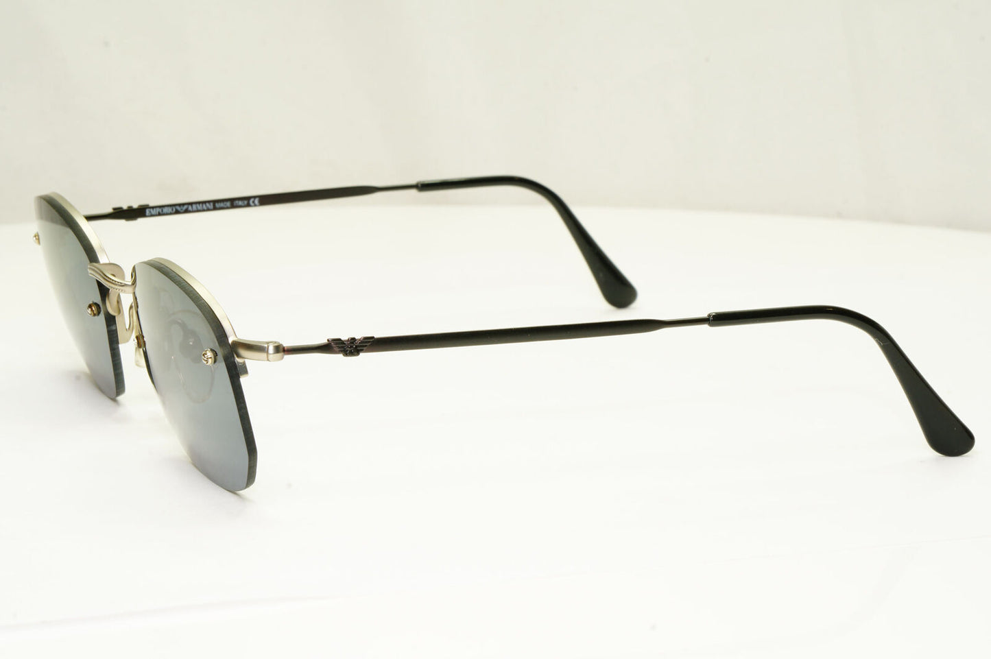 Emporio Armani 1997 Vintage Sunglasses Mens Womens Black Grey 050-S 972-S/26