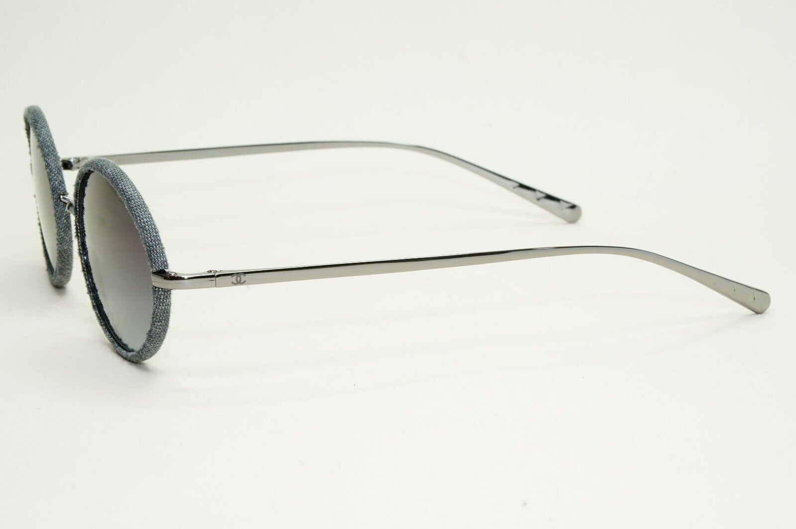 Chanel Sunglasses Denim Oval Grey Gunmetal Gradient 4248-J c.108/S6 50mm