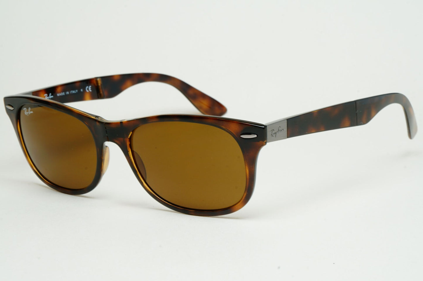 Ray-Ban Sunglasses Folding 2015 New Wayfarer Liteforce Brown RB 4223 6124/73