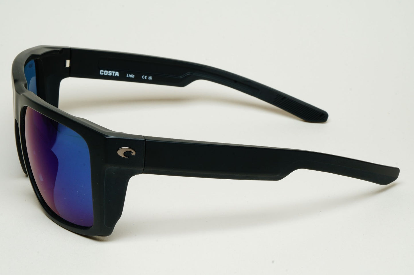 Costa Del Mar Sunglasses Lido Polarized Blue 580P Mirror Black 06S9104 04 57mm