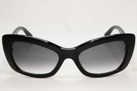Prada Sunglasses Black Cat Eye Grey Gradient PR19MS SPR 19M 1AB-3M1 091124