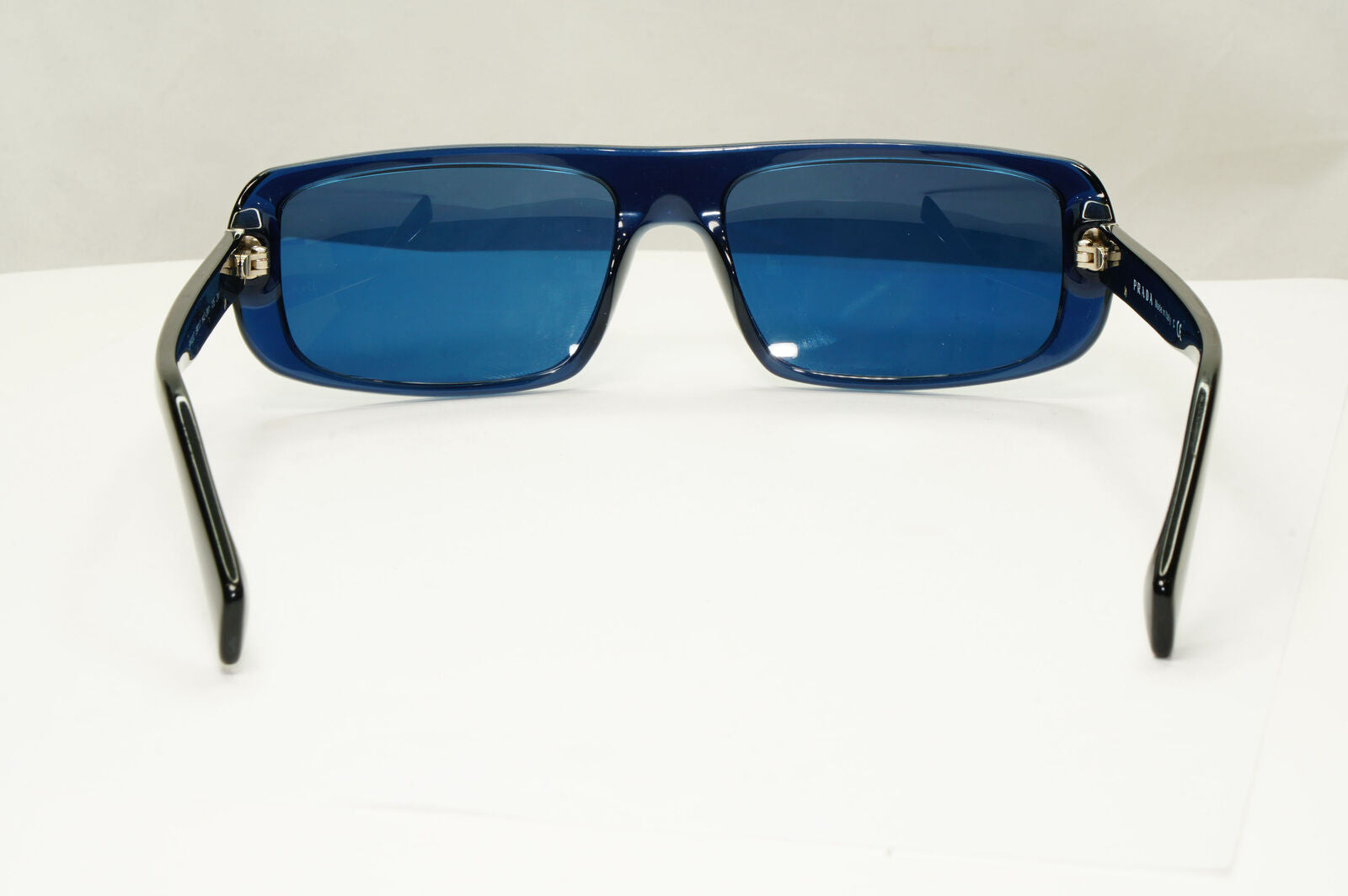 Prada 2011 Blue Sunglasses Rectangle Mens Fashion Rare PR03OS SPR 03O HA2-3M1