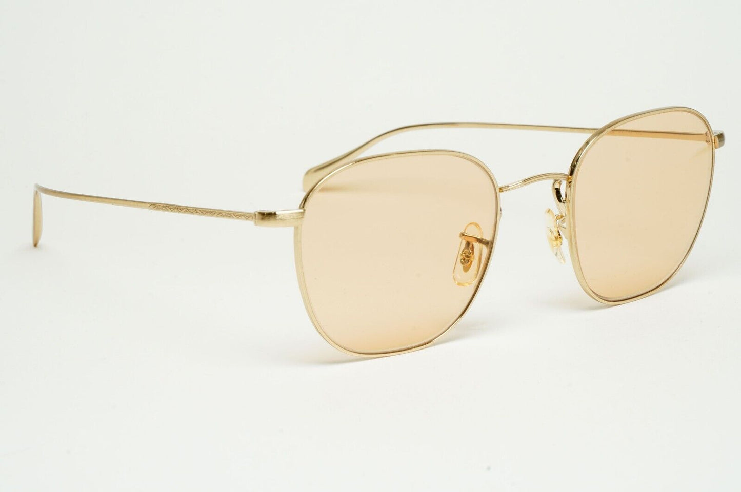 Oliver Peoples Sunglasses Clyne Gold Amber Yellow Dusk Beach OV 1305 5245 49mm