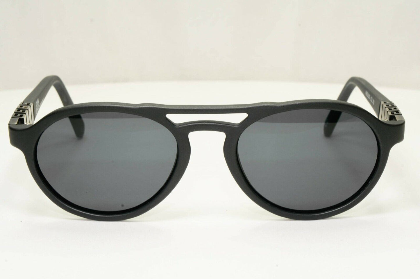 Gianni Versace 1996 Mens Vintage Charcoal Grey Pilot Sunglasses MOD 535 COL 789
