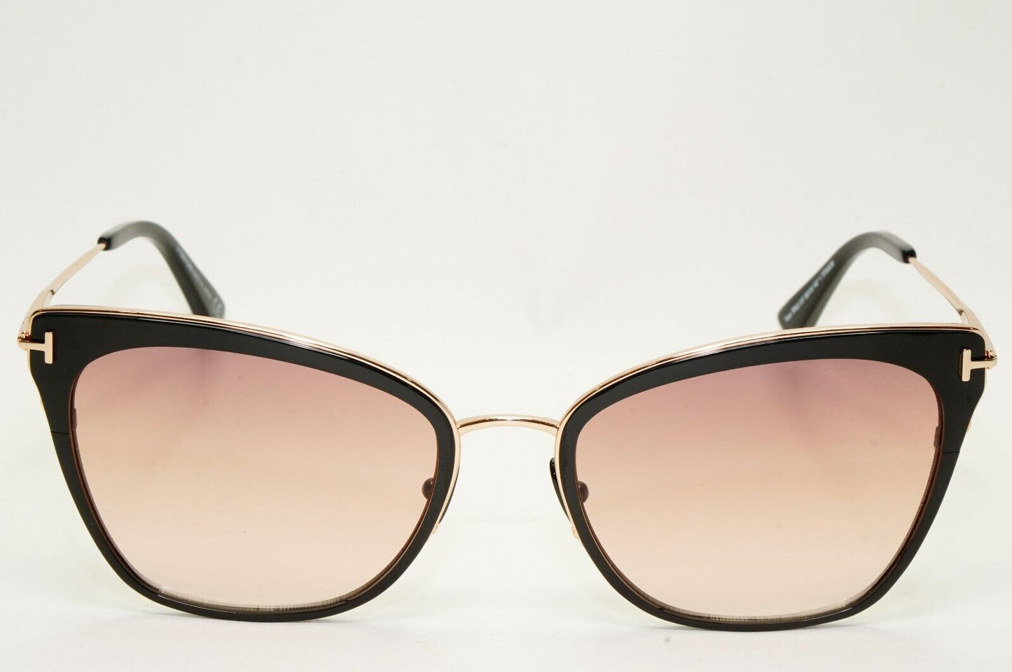 Tom Ford Sunglasses Faryn Titanium Black Gold Brown Gradient FT0843 TF 843 01F
