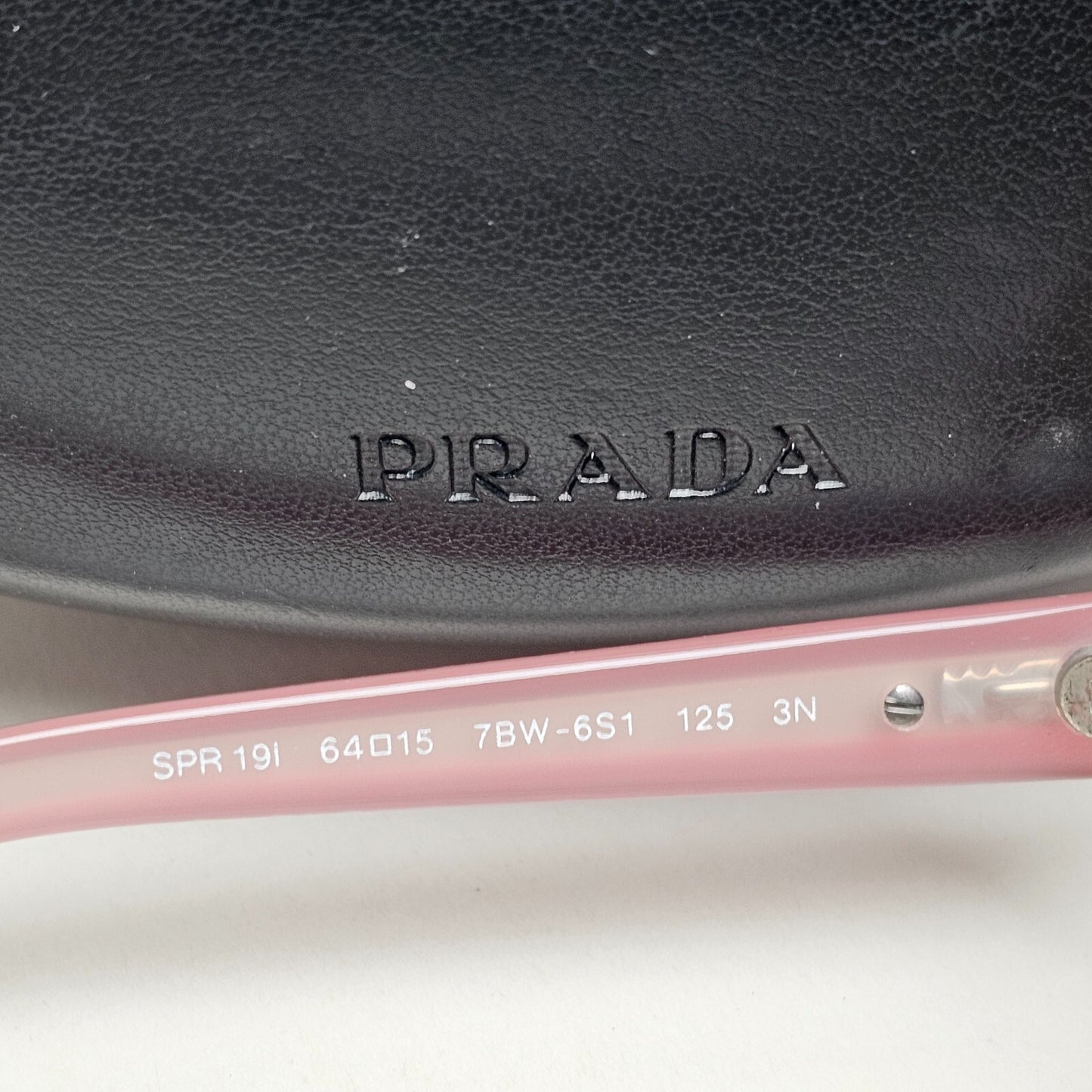 Prada Sunglasses 2006 Vintage Pink Brown Large PR19IS SPR 19I 7BW-6S1 070325