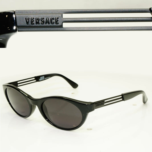 Gianni Versace 1996 Mens Unisex Vintage Black Sunglasses MOD 453/A COL 852