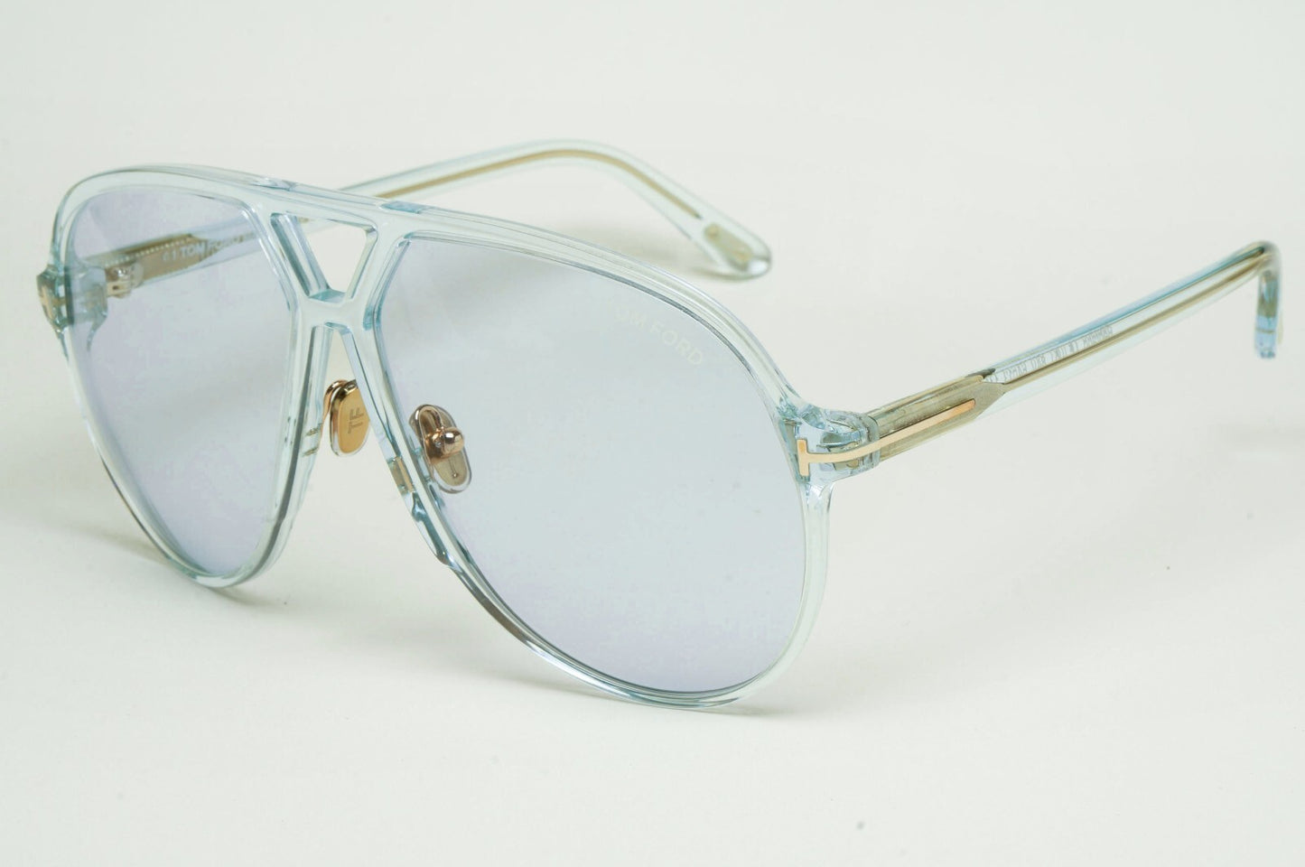 Tom Ford Sunglasses Bertrand Light Blue Oversized Pilot FT1061 TF 1061 84V