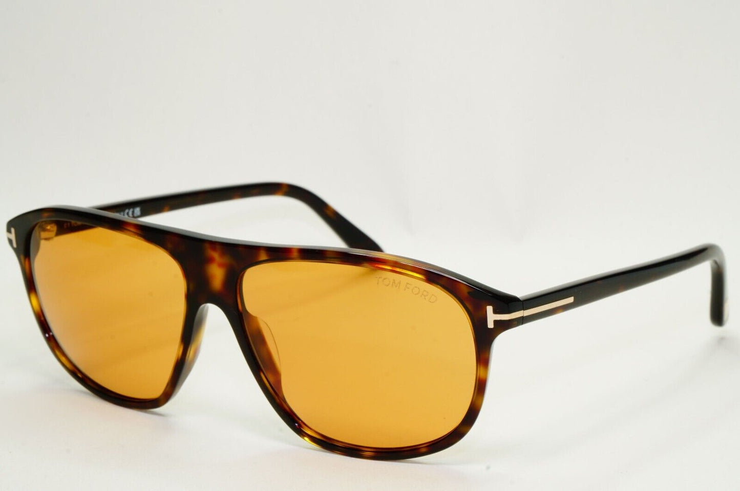 Tom Ford Sunglasses Prescott Brown Tortoiseshell Square FT1027 TF 1027 52E