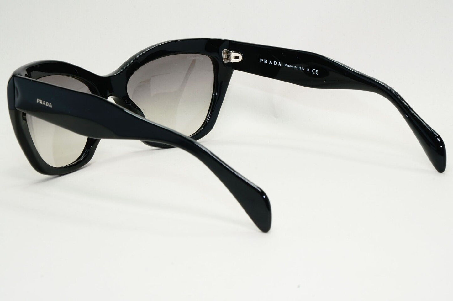 Prada Sunglasses 2012 Black Glossy Grey Gradient PR02QS-A SPR 02Q-A 1AB-0A7