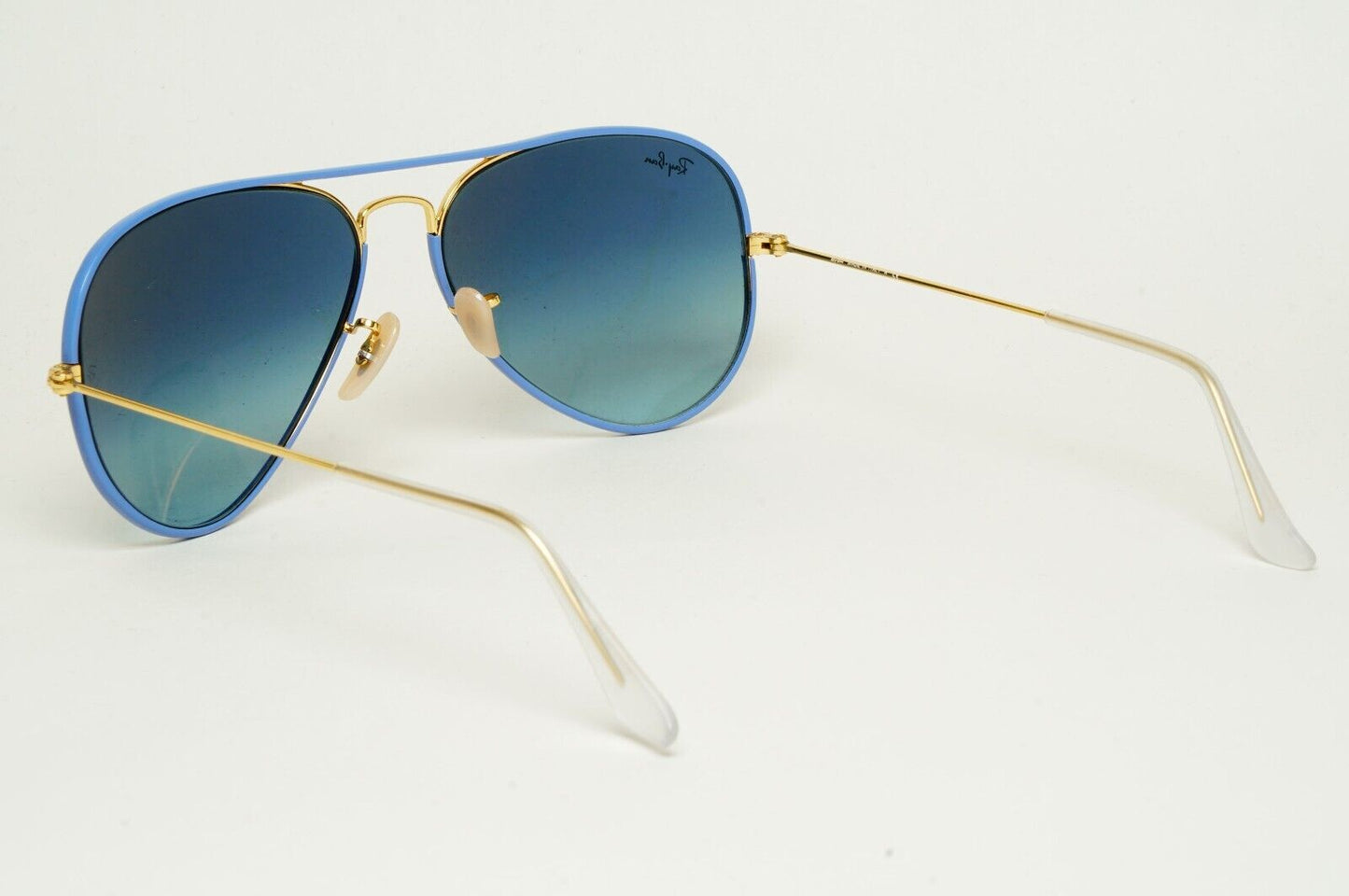 Ray-Ban Sunglasses Aviator Full Color Gold Blue Gradient RB 3025-J-M 001/4M 58mm