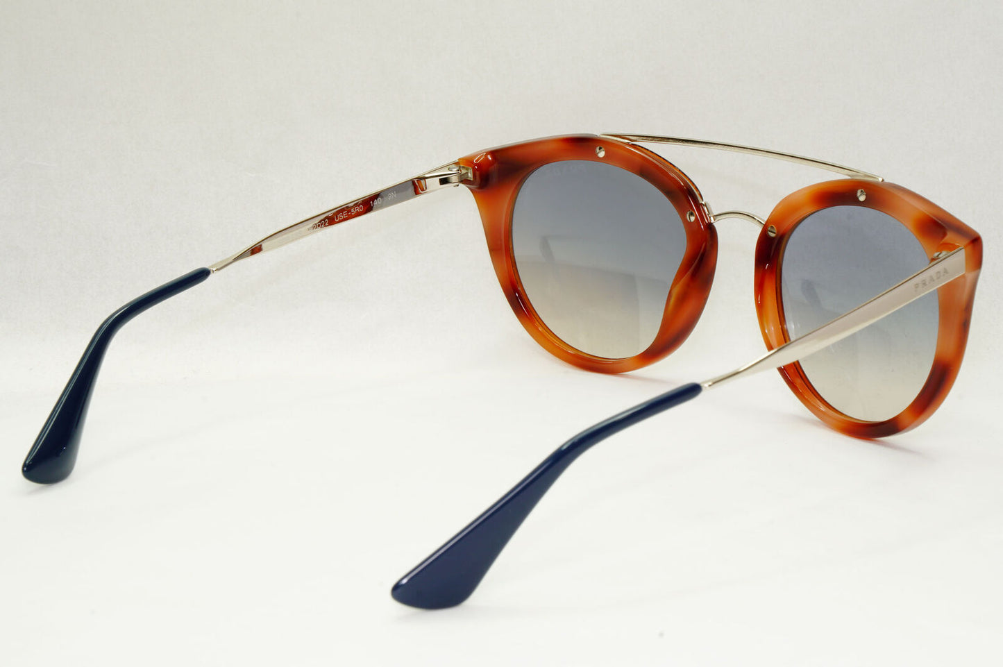 Prada Sunglasses Cinema Catwalk Brown Silver Mirror PR23SS SPR 23S USE-5R0