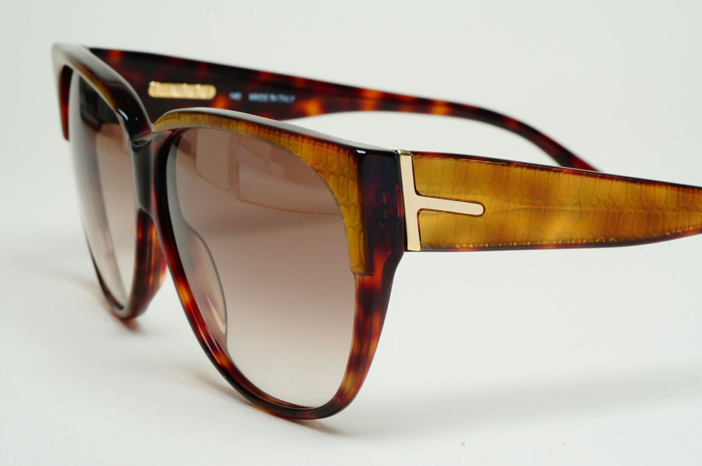 Gucci Sunglasses 1993 Vintahe Brown Gold Square Gradient GG 2143/S 03Y 200225