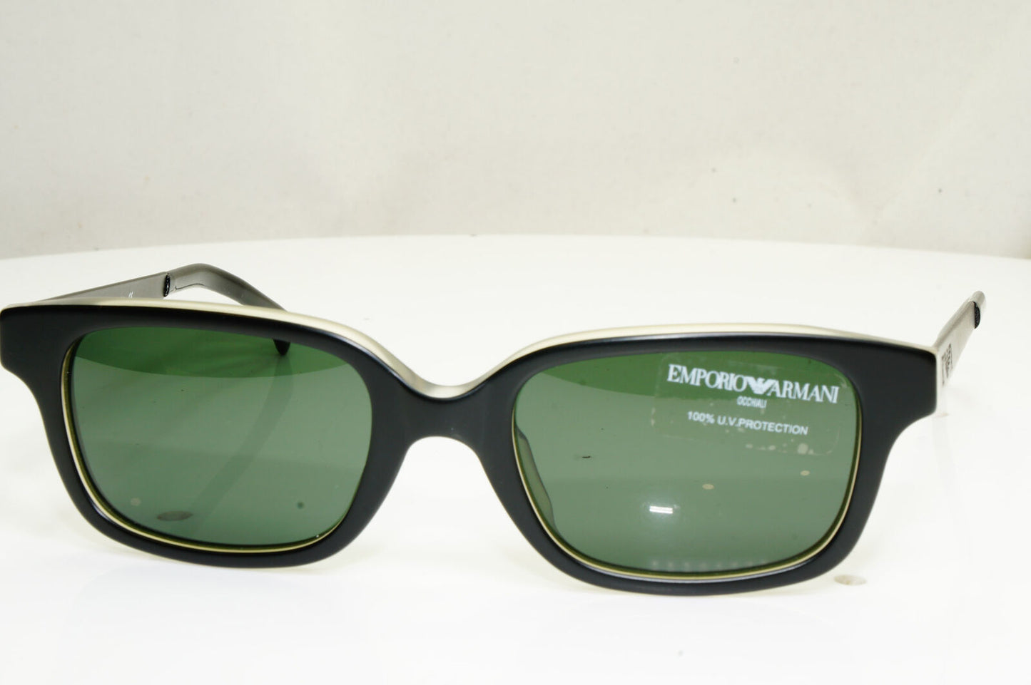 Emporio Armani 1999 Vintage Mens Womens Sunglasses Black Green 550 239 30698