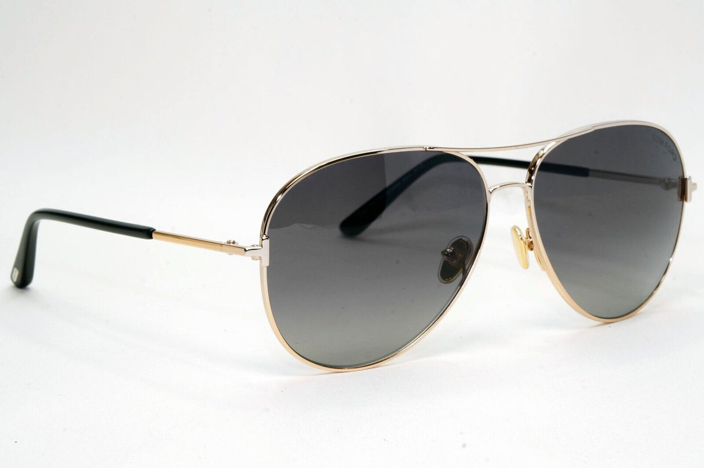 Tom Ford Sunglasses Clark Polarized Gold Pilot Grey FT0823 TF 823 28D 61mm