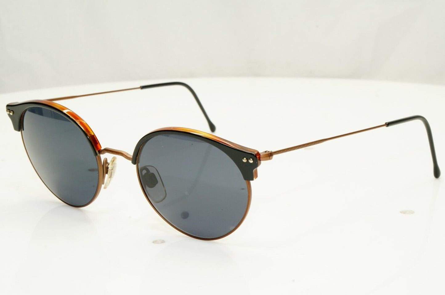 Authentic Giorgio Armani 1997 Vintage Sunglasses Brown Black Mens Womens 377 227