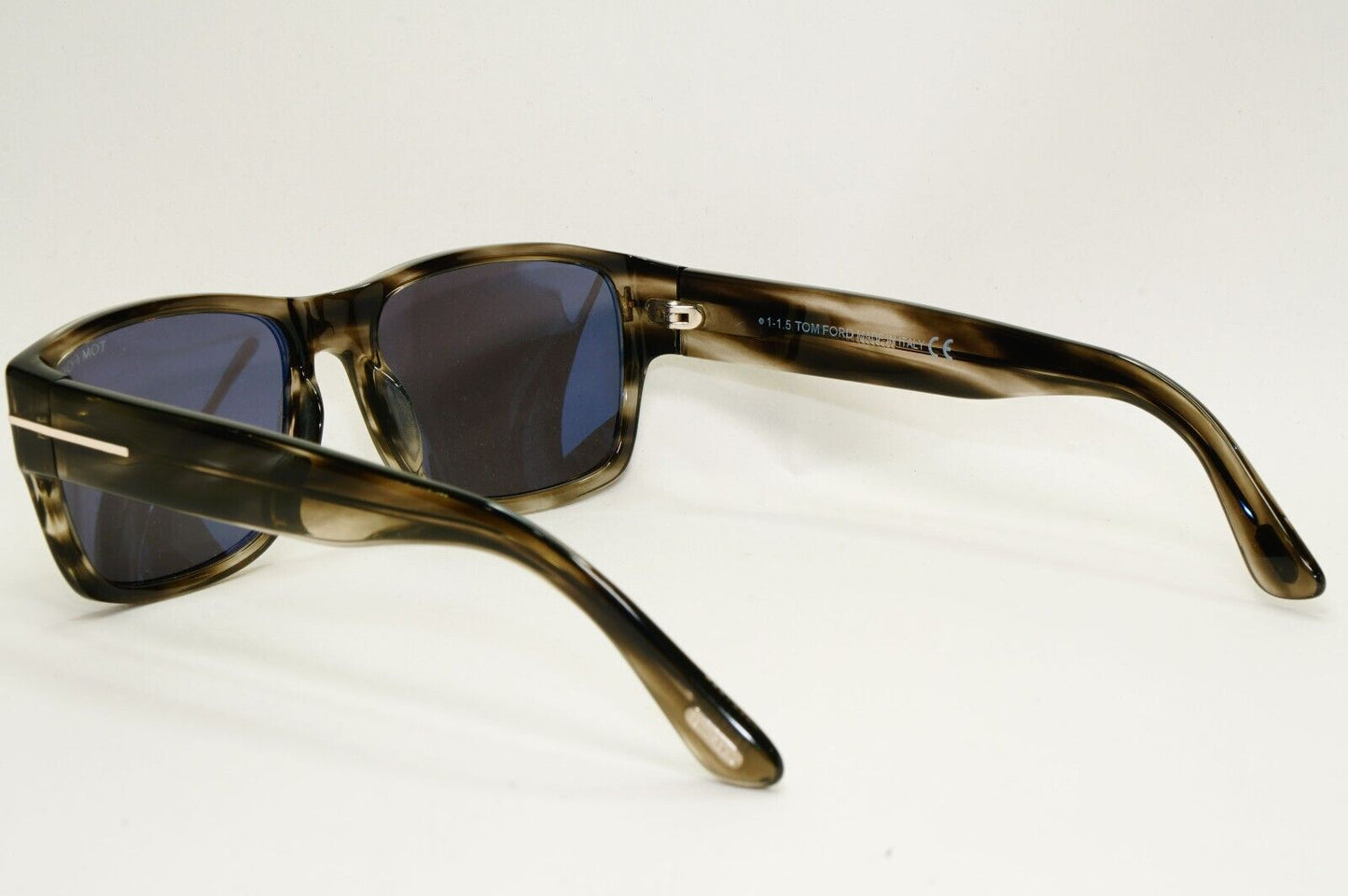 Tom Ford Sunglasses Mason Grey Brown Marble Tortoise Square TF 445 FT0445 56mm