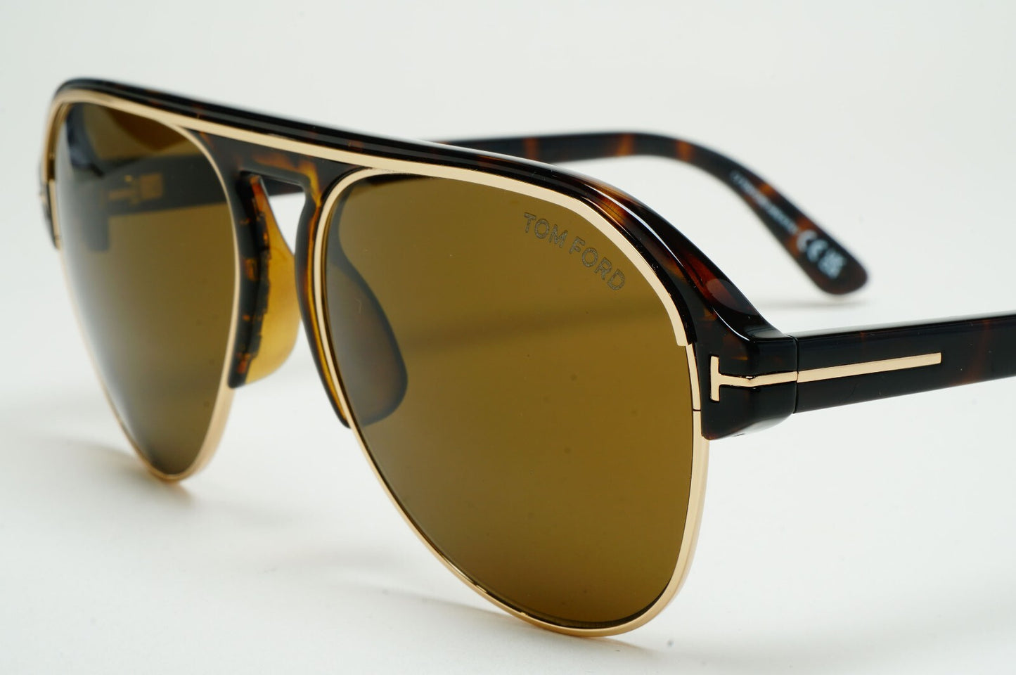 Tom Ford Sunglasses Marshall Brown Tortoise Gold Pilot FT0929 TF 929 52J 58mm
